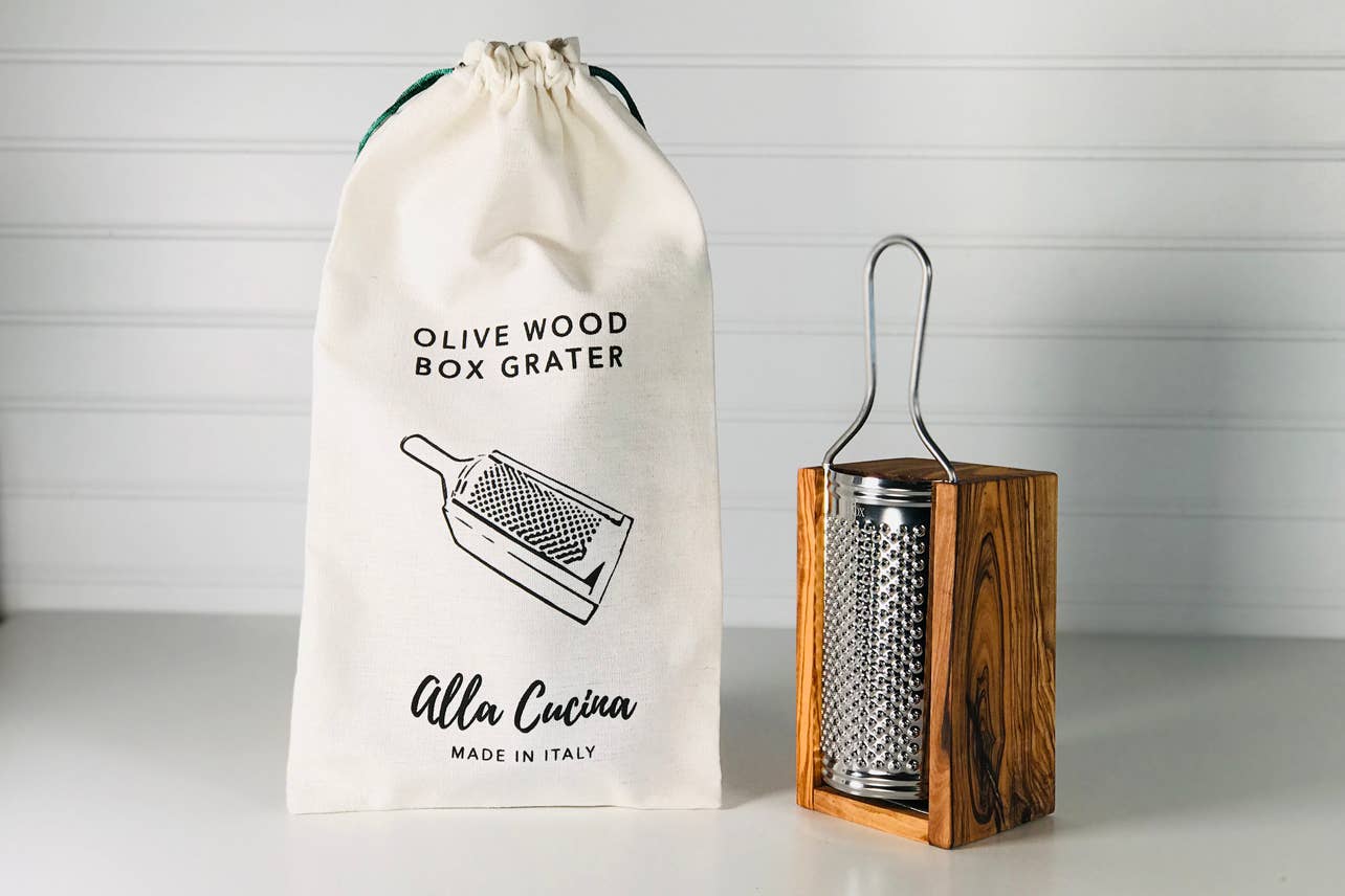 Verve Culture - Venta al por mayor Ralladores - Rallador de queso Italian Olivewood Box5