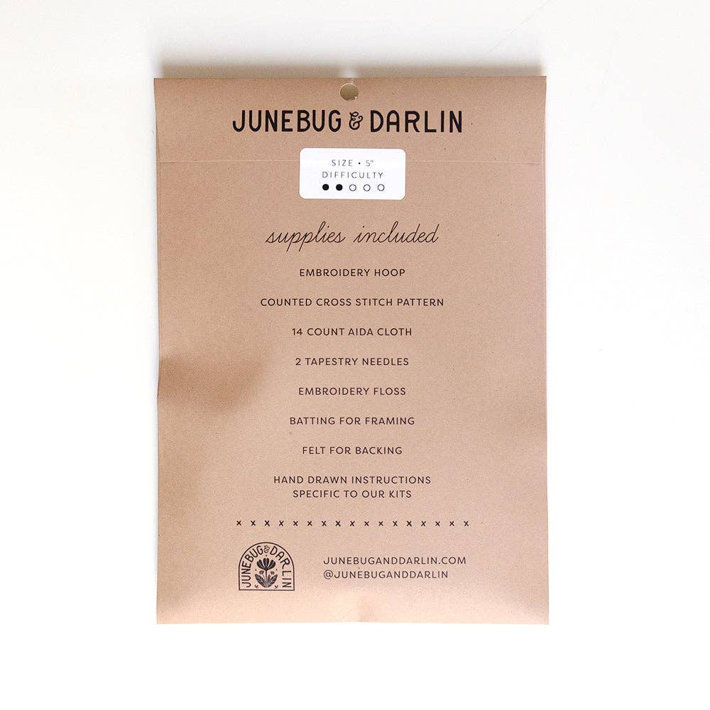 Junebug and Darlin - Wholesale Embroidery/Cross Stitch Supplies - Resist Fascism Kit4