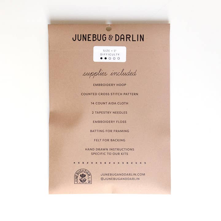 Junebug and Darlin - Wholesale Embroidery/Cross Stitch Supplies - Resist Fascism Kit4