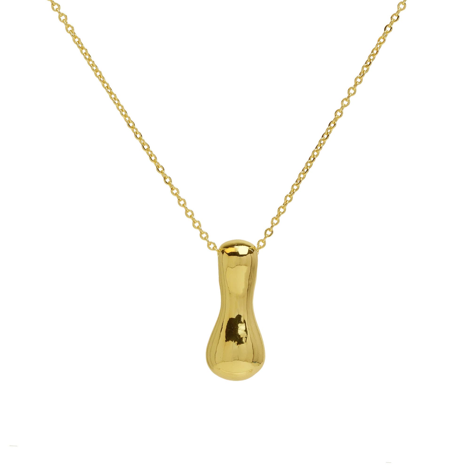 Savvy Bling – wholesale Pendant/charm necklace – Initial Waterdrop 18K Gold Necklace67