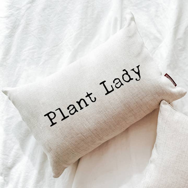 Plant Lady Lumbar Throw Pillow for wholesale by 521handmade