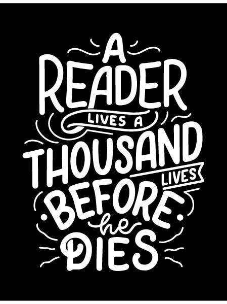 A Reader Lives Sticker for wholesale by Inspire 360