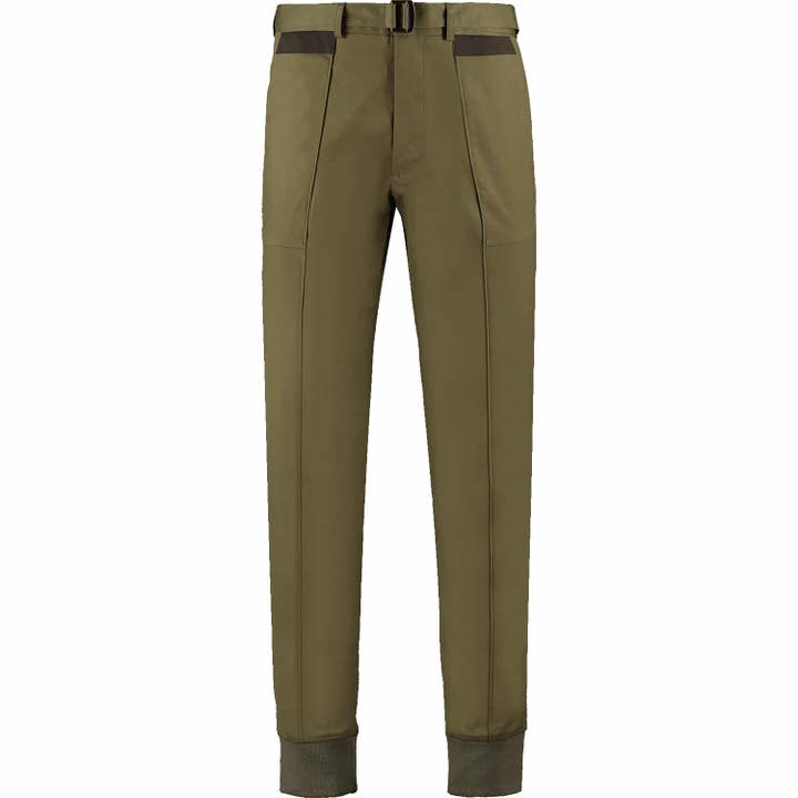 Ribbed Twill Trousers - Khaki for wholesale by U.Mi-1