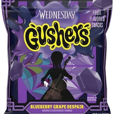 iSweet.ca - Wholesale Gummy - (S1-08)Gushers - Wednesday Addams 4.25oz (120g) x 8 units0