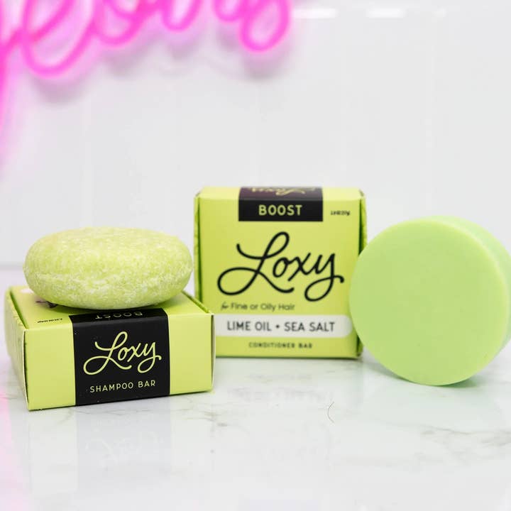 Loxy - Venta al por mayor Acondicionadores de pelo - BOOST: Acondicionador Voluminizador en Barra para cabello normal a fino con Aceite de Lima y Aceite de Litsea3