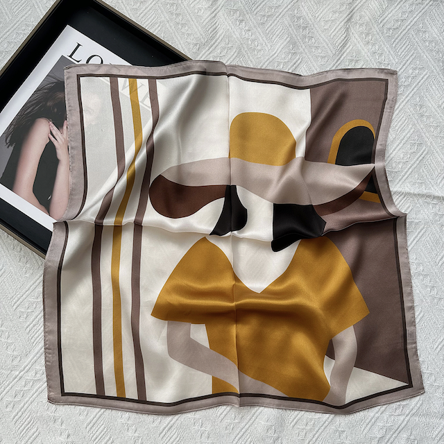 Pretty Persuasions – wholesale Scarf – Women's – S25062 100% Silk Square Scarf (21"x21")24