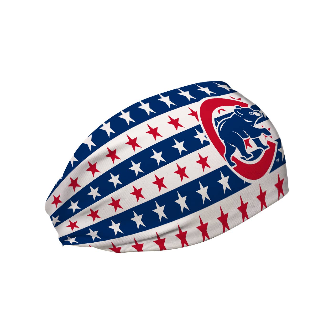 Royal Cubs Cooling Headband: Stars in Stripes Cap Logo for wholesale on Faire