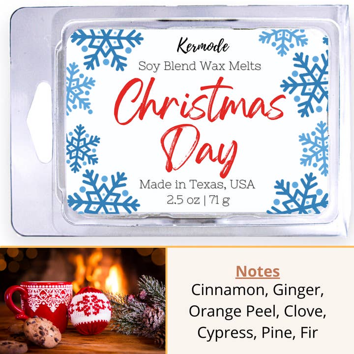 Christmas Day - Winter Holiday Highly Scented Wax Melts for wholesale by Kermode