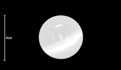 Green Tree - Vendita all'ingrosso Pietra/cristallo spirituale - Sfera di Selenite 4 cm0