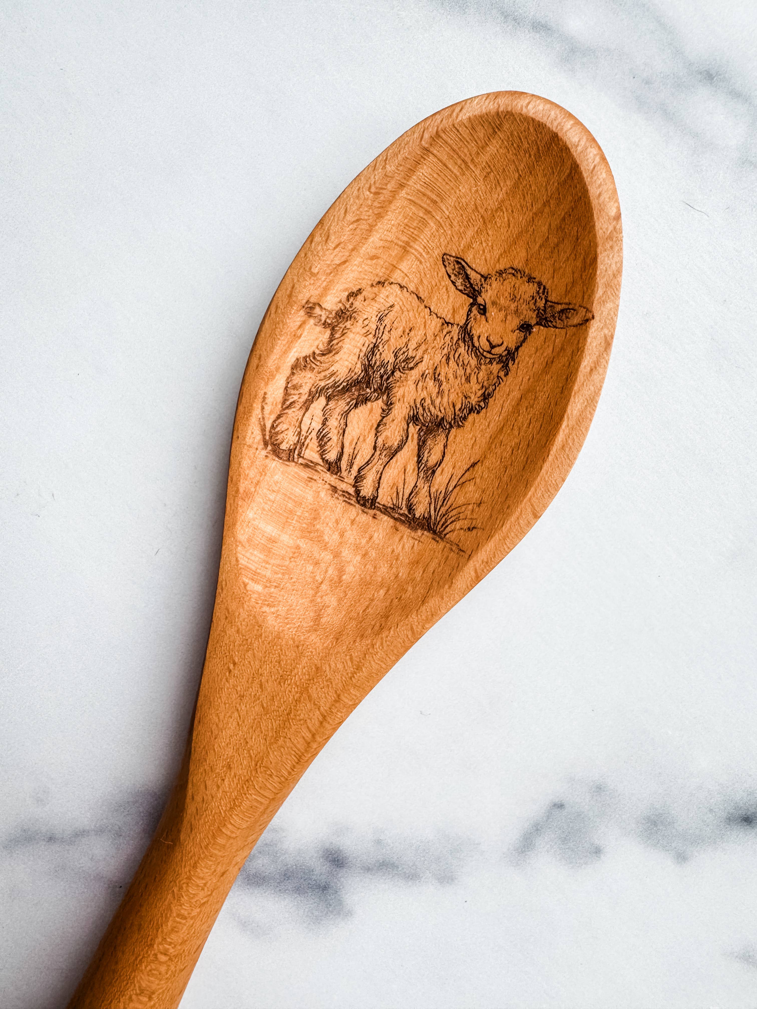Wood & Ash - Wholesale Kitchen Spoon - Farm Animal Wooden Spoons5