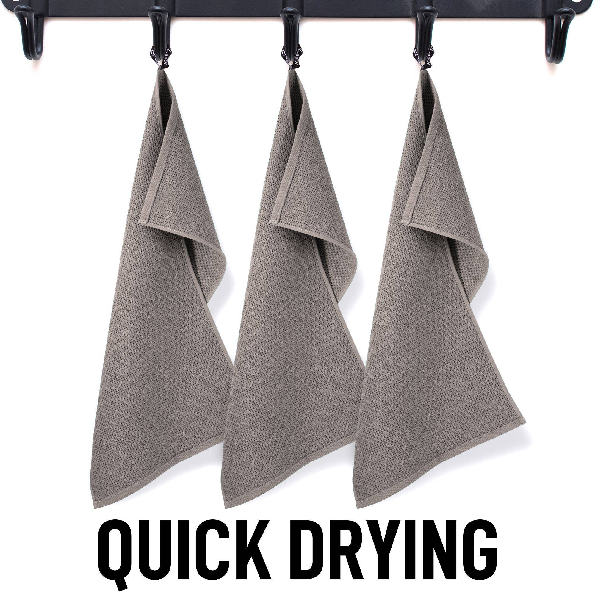 Zulay Kitchen - Vendita all'ingrosso Strofinaccio da cucina - Asciugamano da cucina Waffle Weave, 33 x 28 cm (confezione da 3)7