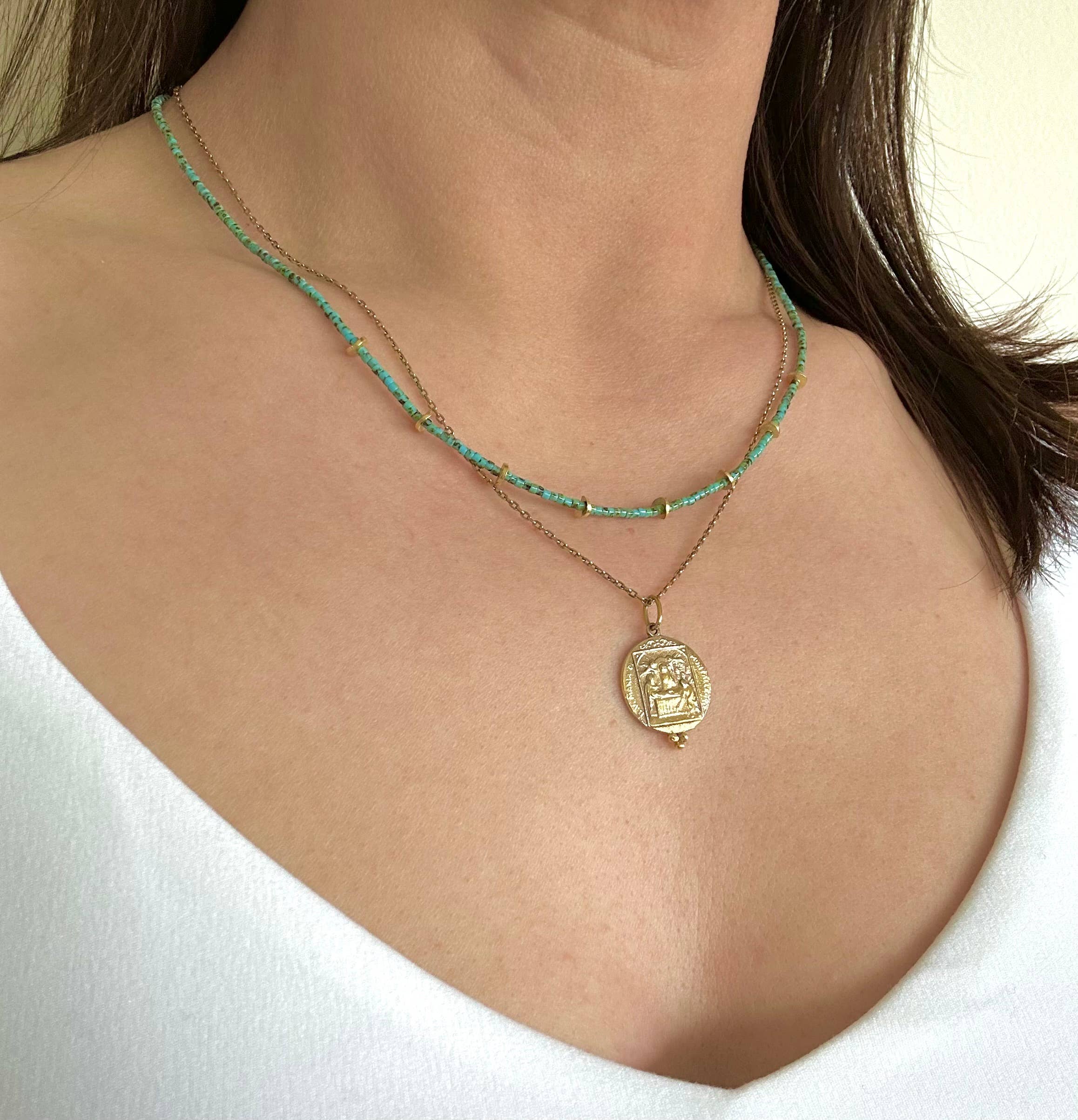 Ocean Breakup – Colar com missangas/pérolas por atacado – Colar de Contas Mesa5