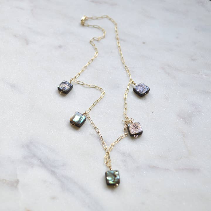 Salty But Sweet - Wholesale Choker/collar - Abalone Shell Choker1