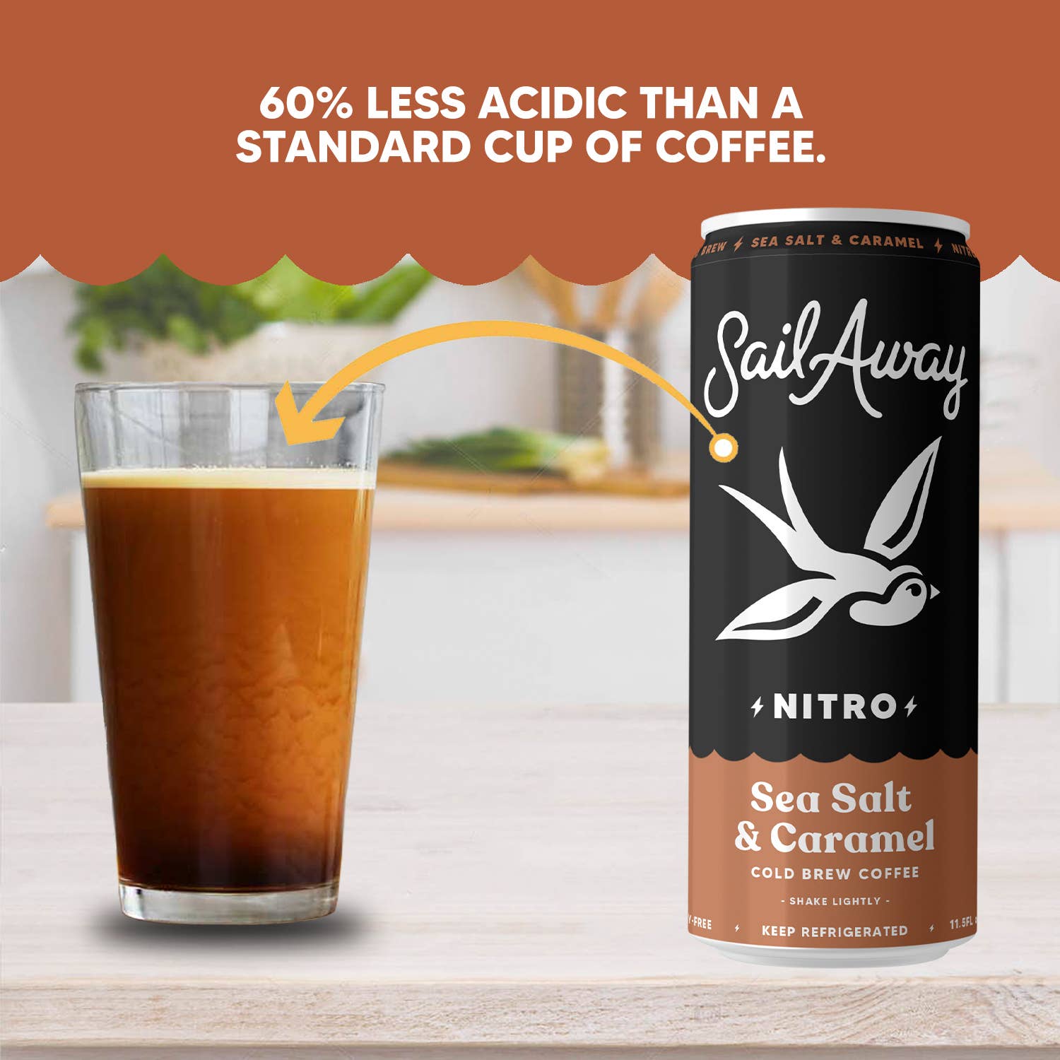 Sail Away Coffee Co. - Wholesale Iced Coffee/Cold Brew - Cold Brew Coffee - Sea Salt & Caramel4