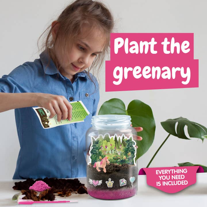 Science4you - Wholesale DIY Craft Kit - Kids - Unicorn Terrarium - Eco Terrarium for Kids (7 Languages)4