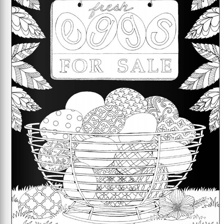 Wellspring - Wholesale Kleurboek - Volwassene - Kleurboek Chalk-Style - Simple Life1