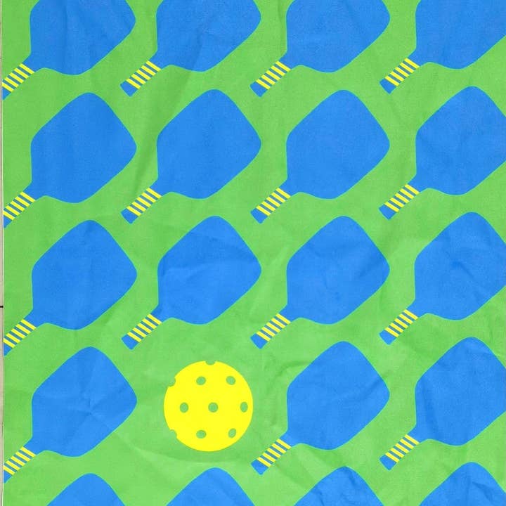 Clutch Towels - Wholesale Sports Towel - Pickleball Towel, Green & Blue - NEW!