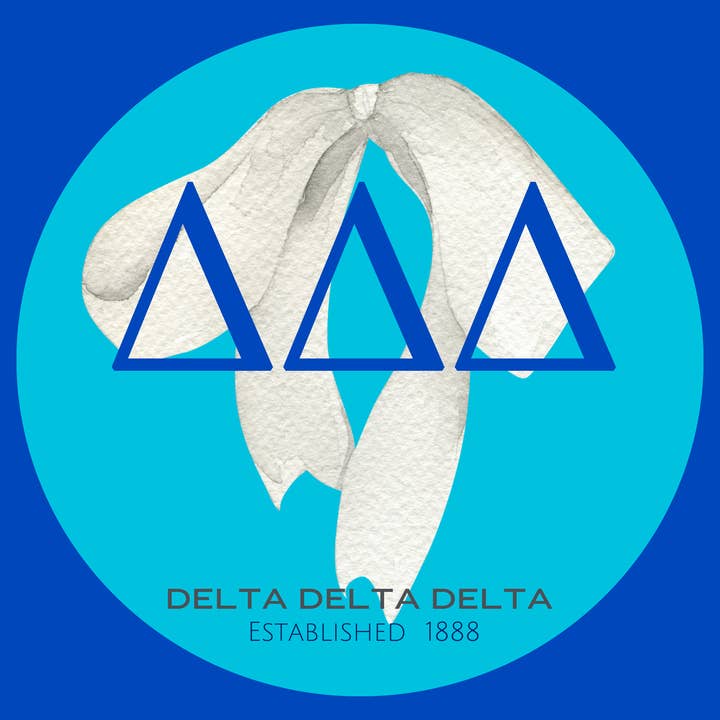 Acrylic Tray - Sorority Collection - DELTA DELTA DELTA - BOW2 for wholesale by Thomas and Lee Company