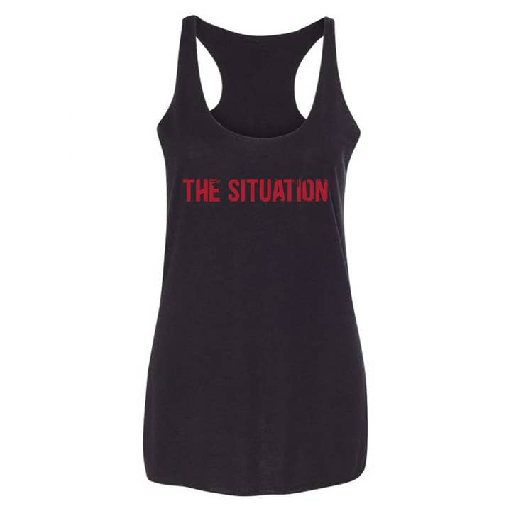 womenstank Mike Sorrentino la situación Rojo para venta al por mayor de The Situations Store