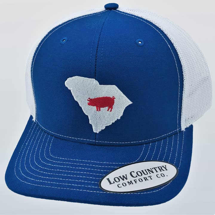 South Carolina Pig Royal/White Hat for wholesale by Riverbed Threads