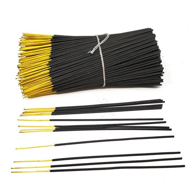 GREENROOTS USA LLC - Wholesale Incense - Unscented Charcoal Incense Sticks 9" (1000 Approx Sticks Bun2
