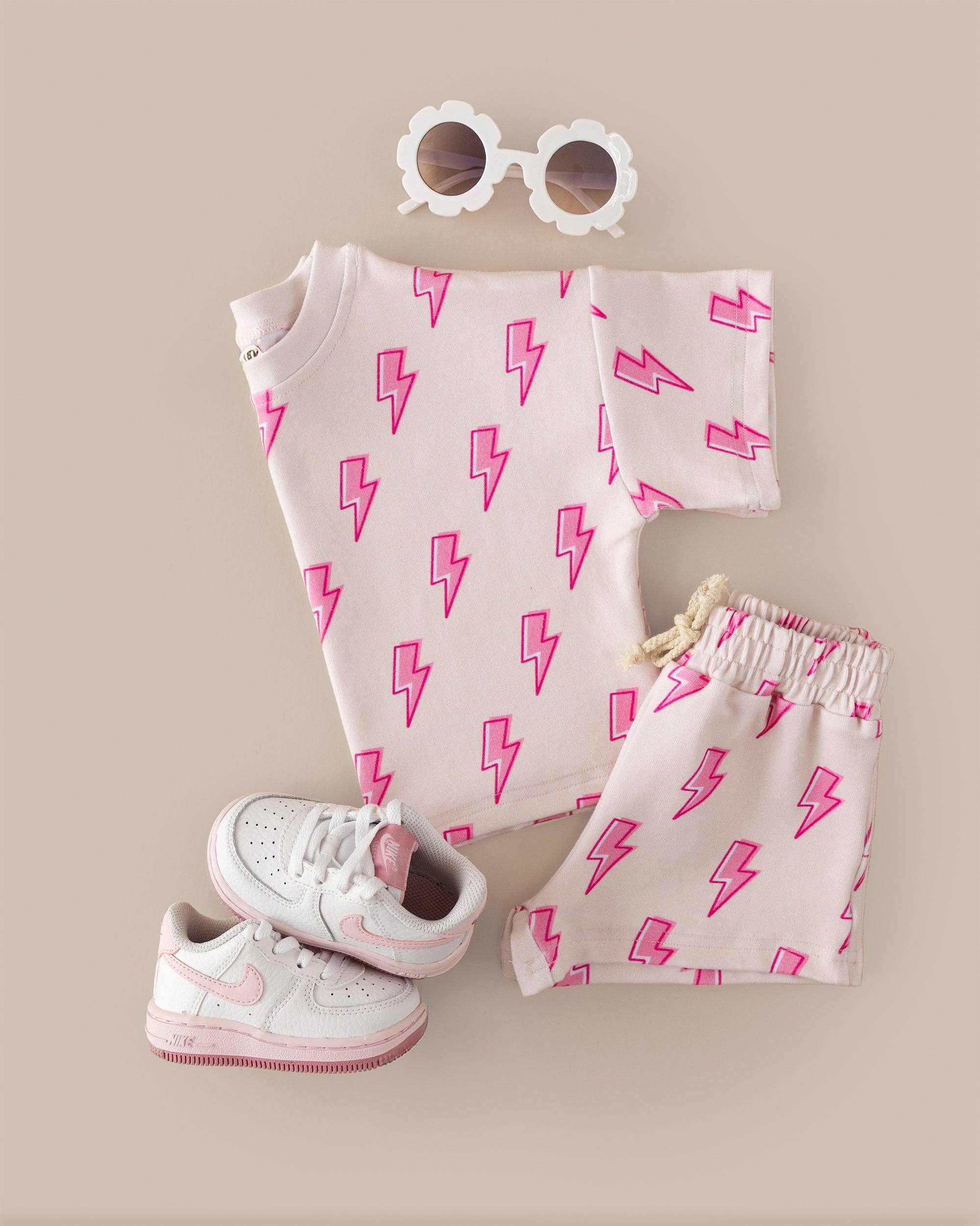 Lucky Panda Kids - Wholesale Top & Short Set - Kids - Shorts Set | Pink Bolts12