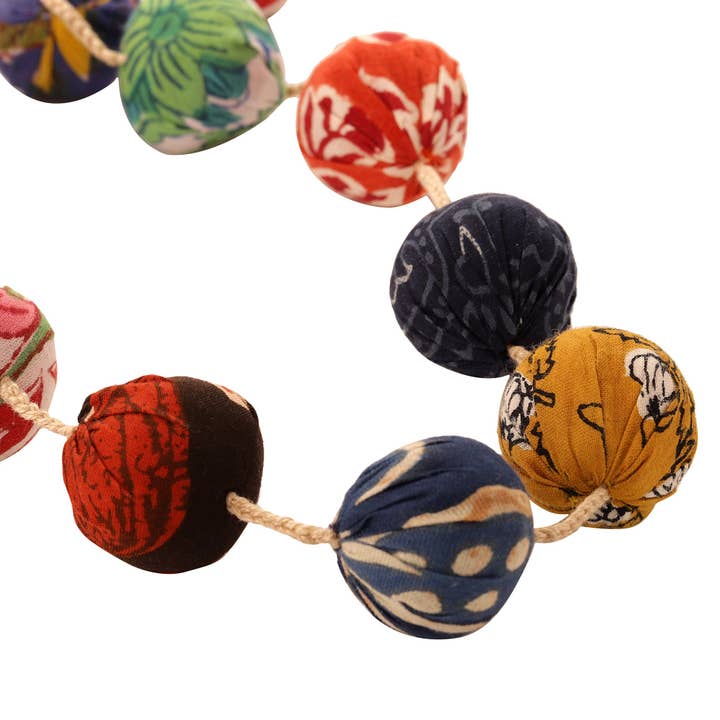Dekko Trading - Wholesale Bunting/Garland - Blockprint Ball Garland2