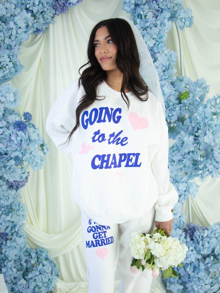 Going to the Chapel Sweatshirt for wholesale by FRIDAY + SATURDAY