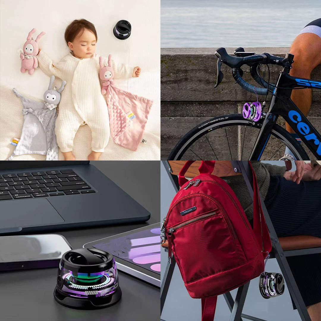 Mtistanbul LTD – Engroshandel Højtalere – Magnetisk Bluetooth-højttaler – 360° stereolyd, LED-lysdesign og magnetisk montering til smarte enheder6