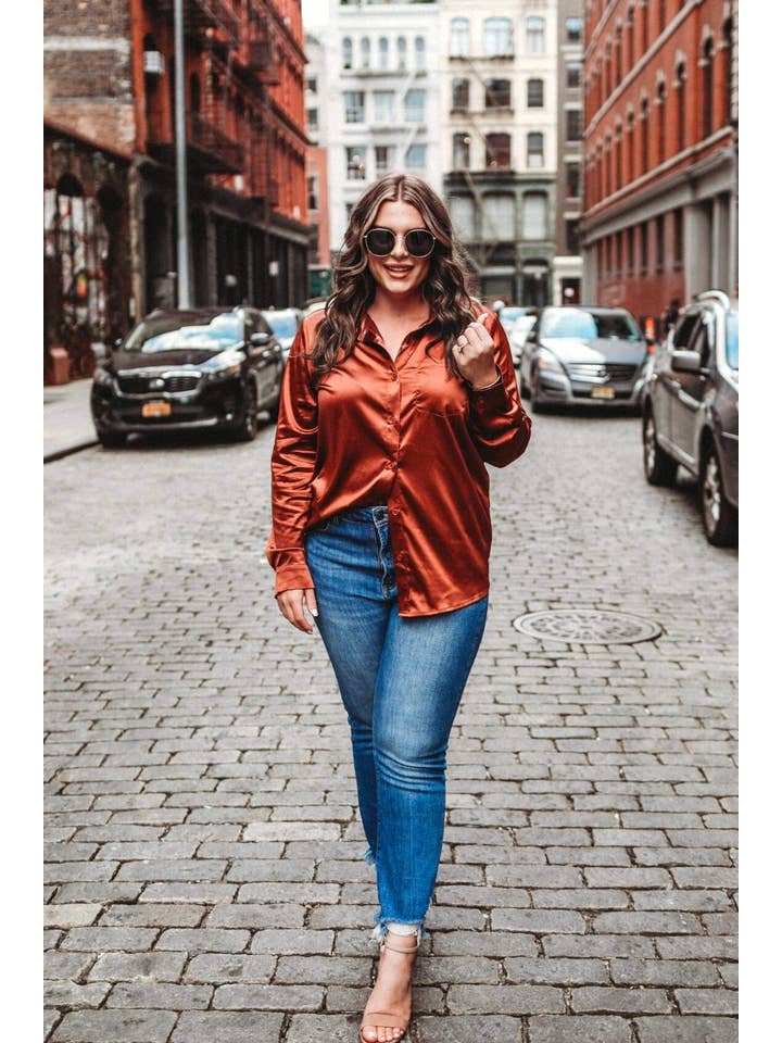 Jess Lea - Vendita all'ingrosso Camicia button down - Donna - Top Con Bottone Boss Babe