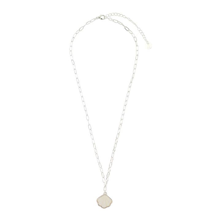 Collana in madreperla Shell Link 15" - 6 pezzi per la vendita all'ingrosso da parte di World End Imports Jewelry & Gifts
