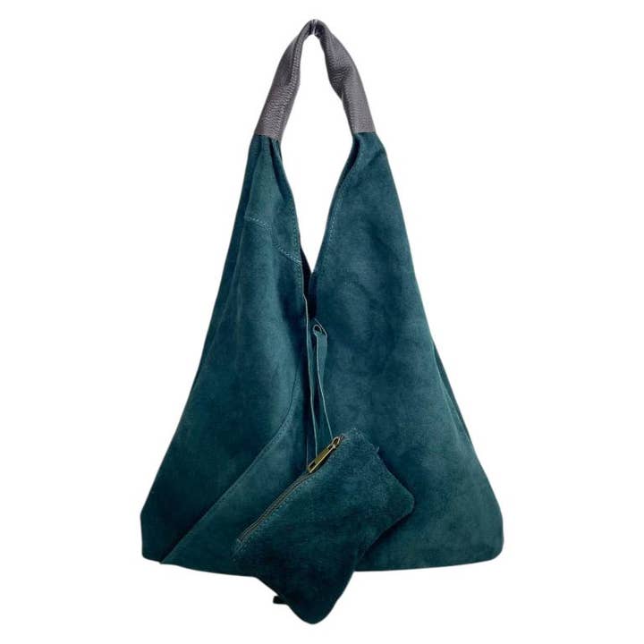Chenson & Gorett - Wholesale Shoulder Bag - Women's - Women's Suede Leather Shoulder Bag with Purse6