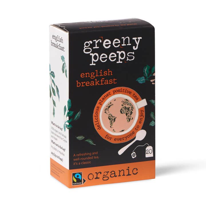 Thé anglais biologique pour le petit déjeuner pour la vente par Greenypeeps