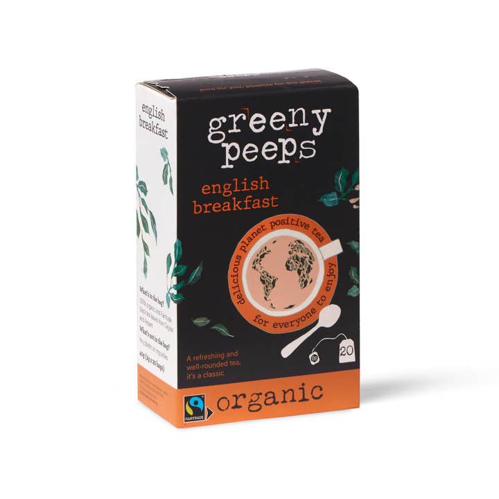 Organic English Breakfast Tea for wholesale by Greenypeeps