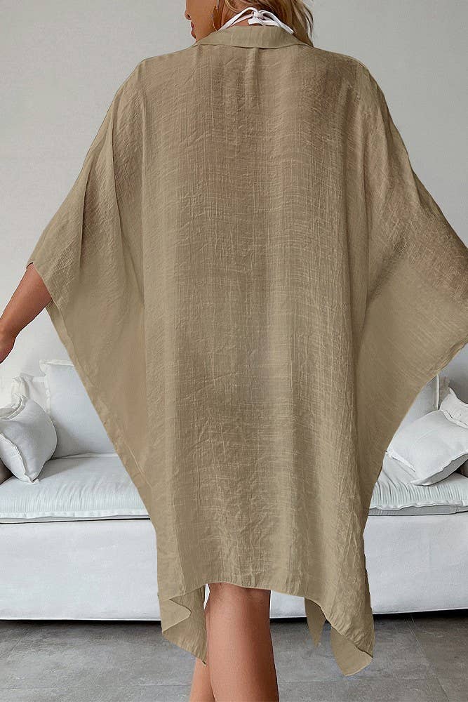 UNISHE - Wholesale Swim Cover Up - Women's - Summer Beach Shirt Cover Up ZK136830