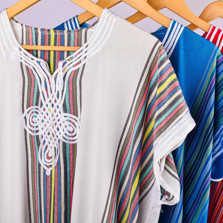 King Of Handmade – Kaftan - Mulher por atacado – Kaftan Marroquino Praia em Várias Cores, Vestido Feminino de Verão Tamanhos P a G12