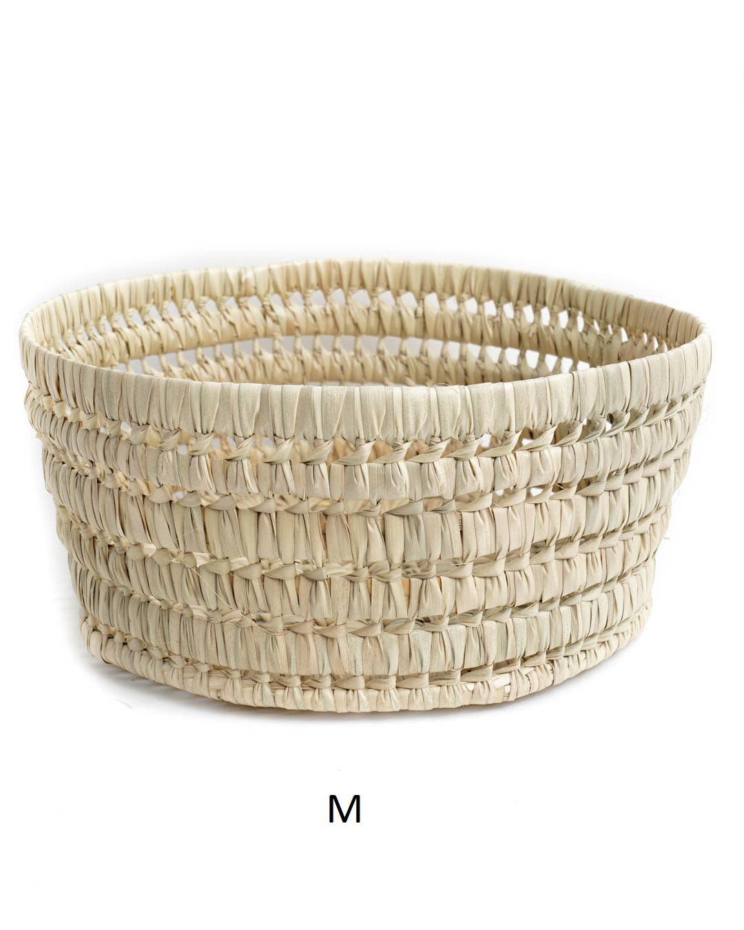 High crafty – wholesale Basket – Handcrafted Simple Round Basket – Natural Palm – Christmas 11