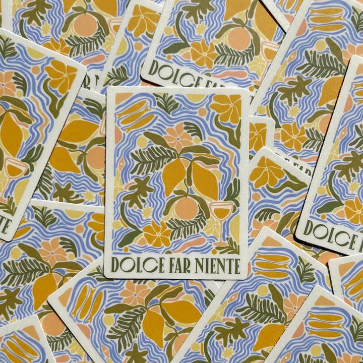 Dolce Far Niente; La dulzura de no hacer nada - Vinyl Sti para venta al por mayor de The SoulShine Co.