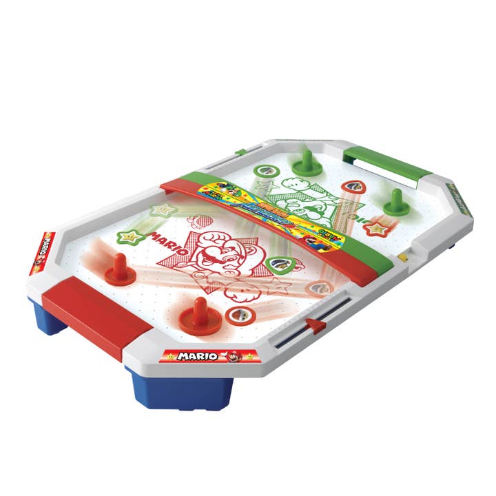 Epoch Games Super Mario Air Hockey, Tabletop Action Game for wholesale by Epoch Everlasting Play