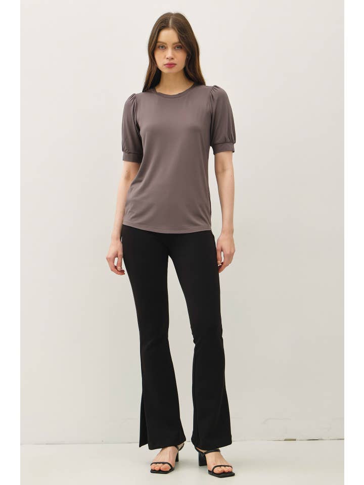 Be Cool - Wholesale Knit Top - Women's - BAMBOO/MODAL ULTRA SOFT VOLUME SLEEVE BASIC TOP 16