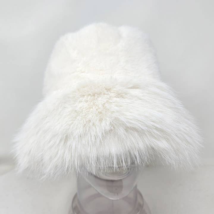 Sensibling Corp. - Wholesale Bucket Hat - Women's - Faux Fur Soft Plush Winter Bucket Hat3