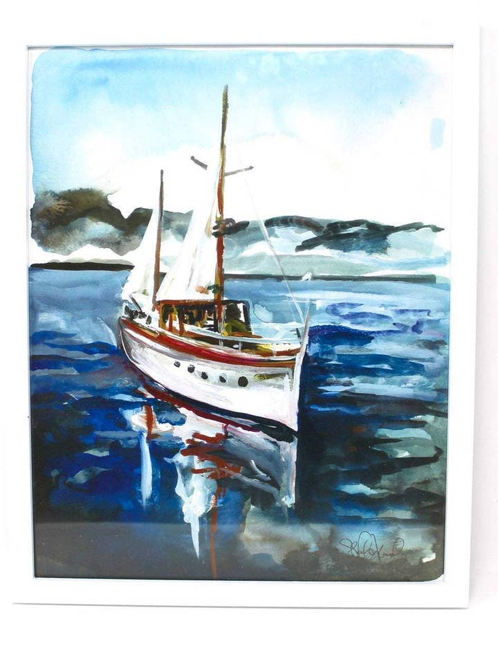 Stampa artistica «Come Sail Away» per la vendita all'ingrosso da parte di Shelby Kregel Art and Design