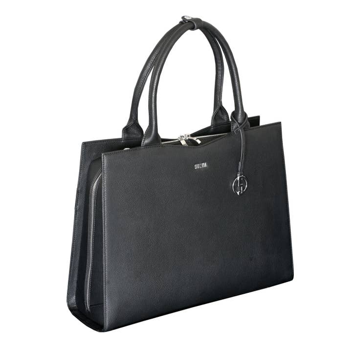 Socha - Venta al por mayor Bolsa de portátil - Mujer - Bolsa para ordenador portátil/bolsa de negocios para mujer - negro recto de 15 pulgadas2