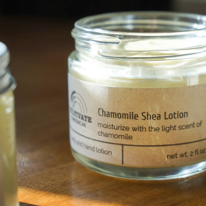 Chamomile Shea Lotion | Hand and Body for wholesale by Cultivate Soap and Skincare