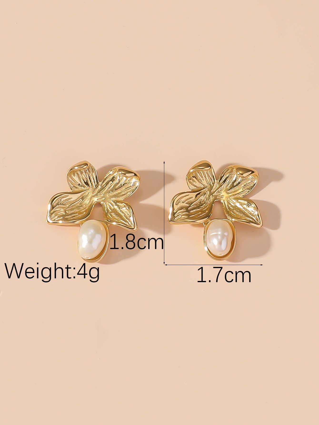 Blossom bijoux - Wholesale Stud/Post Earrings - 24BOA118 Stainless Steel Stud Earrings1