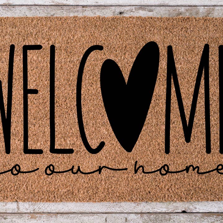 DecoExchange - Wholesale Deurmat - Welkom bij ons huis - Deurmat - 30x18" deurmat - DECO