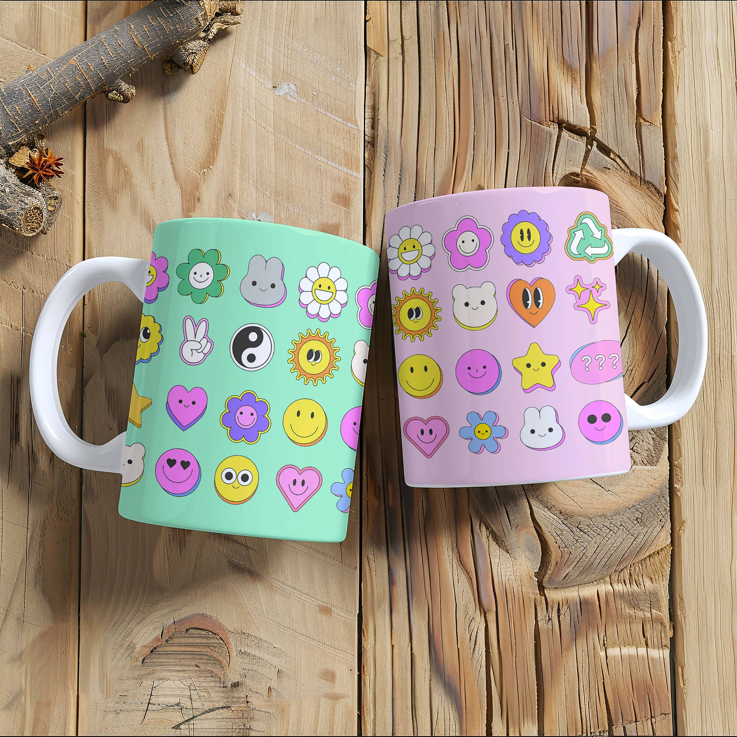 Love Frankie - Wholesale Coffee Mug - Q-Tea Mugs. Cute Kawaii Mugs - 3 Colours Available 3