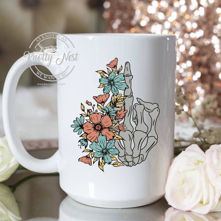 Pretty Middle Finger for wholesale by Knotty Nest