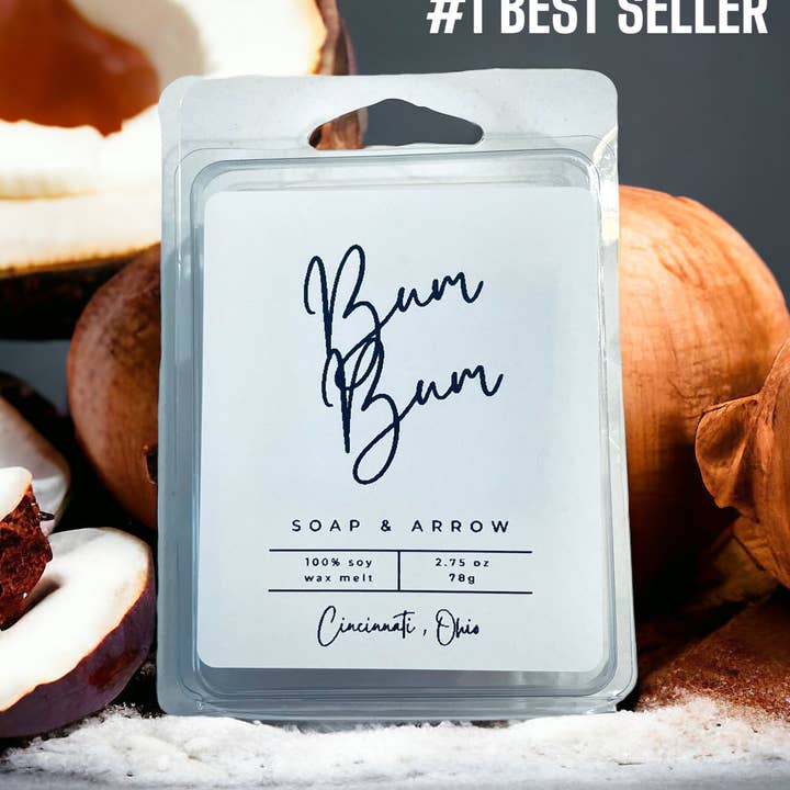 Cire de soja 100 % fondue Bum Bum pour la vente par Home & Arrow