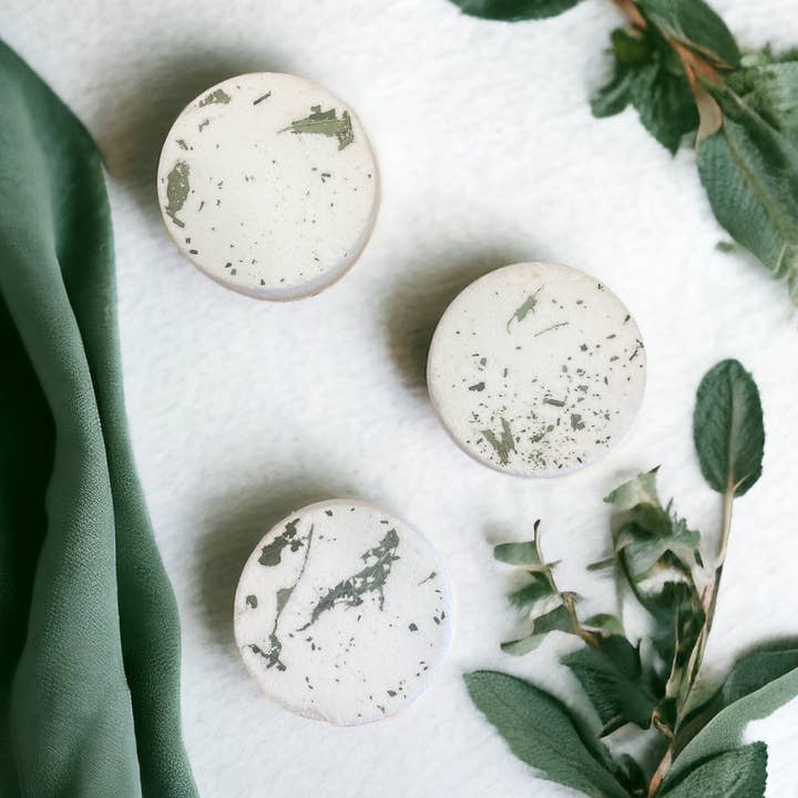 Woodsy Homelife - Vendita all'ingrosso Bombe/Compresse vaporizzanti da doccia - Eucalyptus & Mint - Vaporizzatori per doccia Bulk da 100 ct0